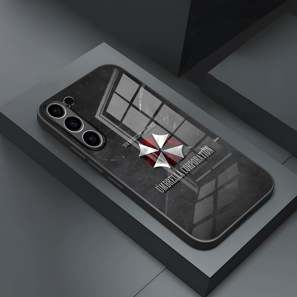 

Umbrella Corporation Phone Case For S24 Ultra Samsung S23 S22 S20 Fe S21 Plus Galaxy A54 A34 A24 A53 A13 A16 Glass Cover Samsung s20plus