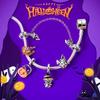 Halloween Copper Skull Charm Luminous Pumpkin Ghost Clown Bead Pendant Ring Necklace Bracelet Diy Jewelry Gift