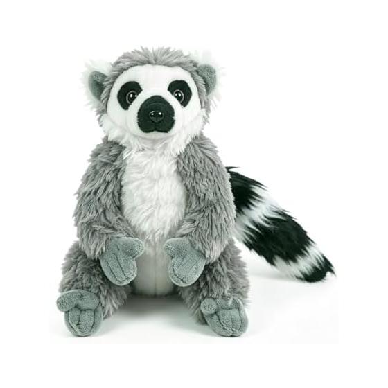 Realistic Stuffed Animal Shoulder Buddy - Choose from 6 Cute & Fluffy Designs (Lemur, Parrot, Lion, Mouse & More!) - Magnetic Plush Toy for Gifts,