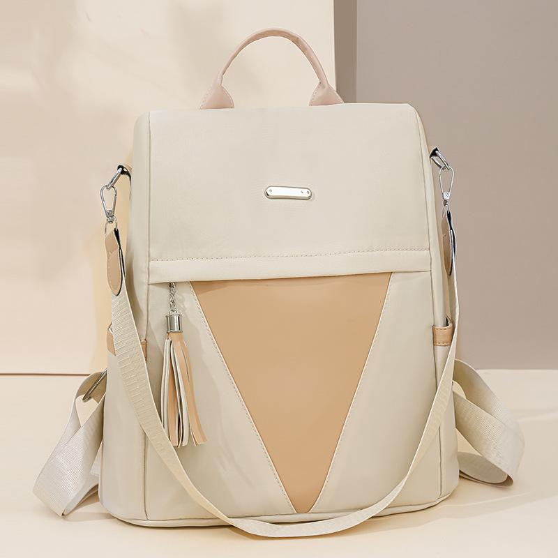 This Backpack Is A Simple, Fashionable, Soft-surfaced, Large-capacity Casual Backpack for Students