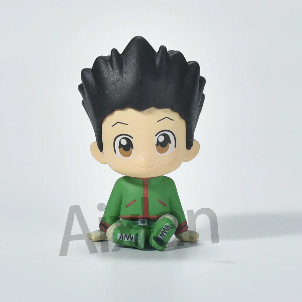 Aixlan GON FREECSS Figurka 4 SZTUKI KOLEKCJA Wersja Q HUNTER X HUNTER PVC Figurka Akcji Anime Bożonarodzeniowy Prezent Kolekcjonerska Figurka