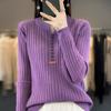 Autumn Atmosphere Quality Andy Velvet Pullover Round Neck Regular Sweater Women's Knitted Sweater