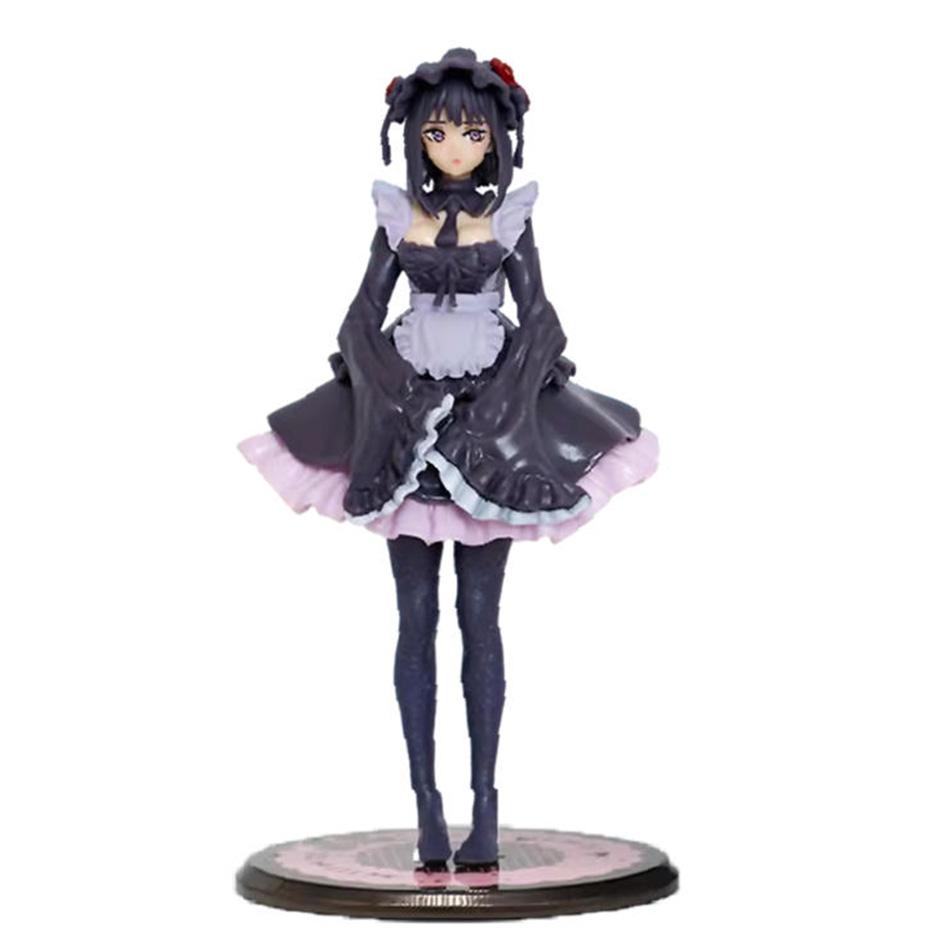 2pcs My Dress-Up Darling Anime Figure Black Maid Outfit Kitagawa Marin Action Figure Shizuku Kuroe Figurine Collection Model