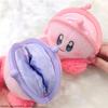SK Japan Kirby of the Stars Fluffy Plastic Pouch Smiling Face