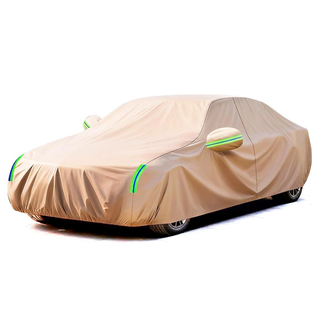 Thickened Oxford Car Cover: Full Protection & Heat Insulation with Cotton Layer