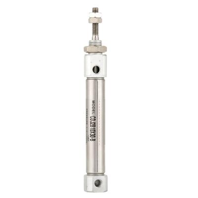 CDJ2B10 30B 10mm Diameter 30mm Stroke Double Acting Stainless Steel Pneumatic Air Cylinder