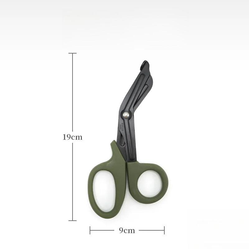 Tactical EMT Paramedic Survival Rescue Scissors - Trauma Emergency First Aid Shears for Wound Treatment with Gauze Outdoor