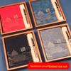 Custom A5 Chinese Style Office Notebook Gift Set with Logo