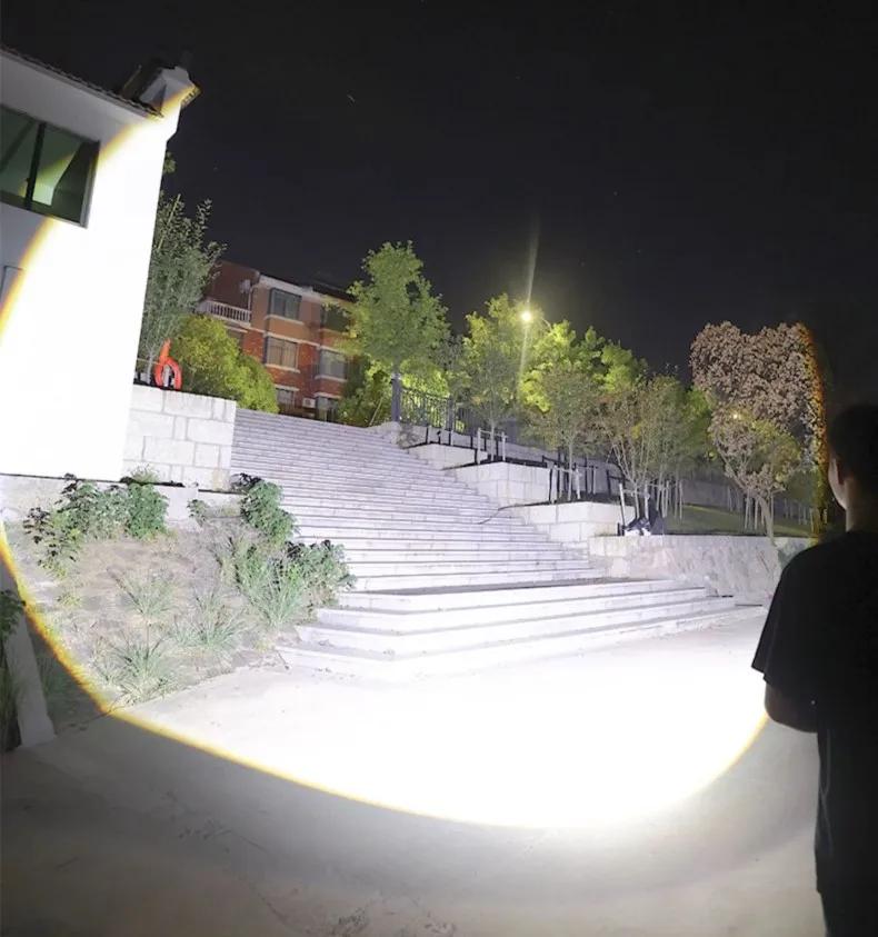 1000000LM High Power LED Flashlight Most Bright Flashlight Rechargeable Torch Powerful Long Shot 2000m Lamp for Hunting