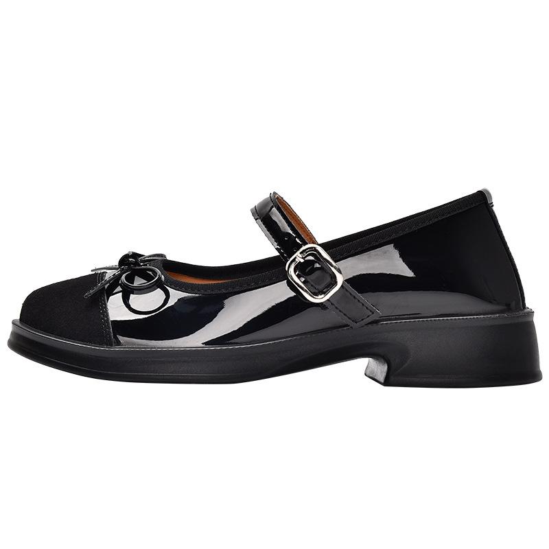 

New product hot sale summer new bow shallow mouth sandals Mary Jane single shoes 5057 40