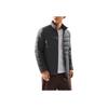 Li Ning Herren Fitness Serie Drei in Eins Einfarbig Locker Langarm Windjacke Herren Oberbekleidung Staubgrau Obsidiangrau AWBU029-5
