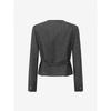 Cc Collect Wool 100 Colorless Short Jacket C261msf002