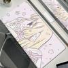 Cute Girl Desk Mat C-Chobits Chii Cartoon Laptop Mousepad Pink  Mouse Pad Office Pc Cabinet XXL Mouse Mat Extended Computer Pads