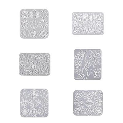 Easy Use Silicone Jewelry Accessories Molds For Handmade Resin Flower Earrings Pendants Leaf Shape Crafting Projects