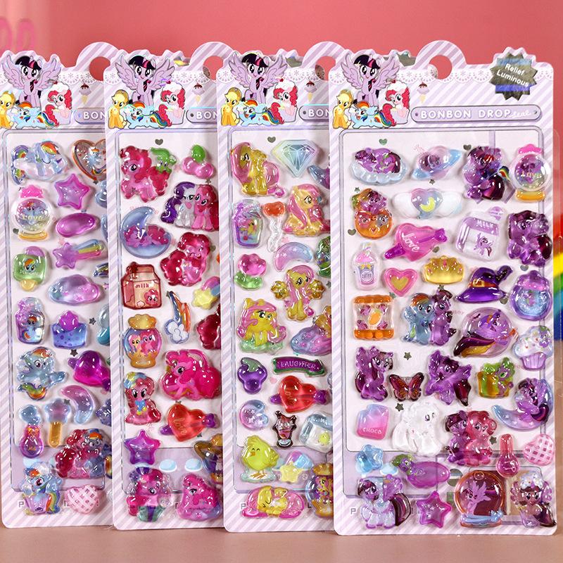 2/4PCS Cute Cartoon Fun 3d Stickers Stickers Decorate Water Bottles Notebooks Home Decoration Children'S Holiday Gifts