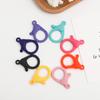 Plastic Snap Hook Key Chain Lamp Shape Buckle Lobster Clasps Glasses Chain Clasps Jewelry Making