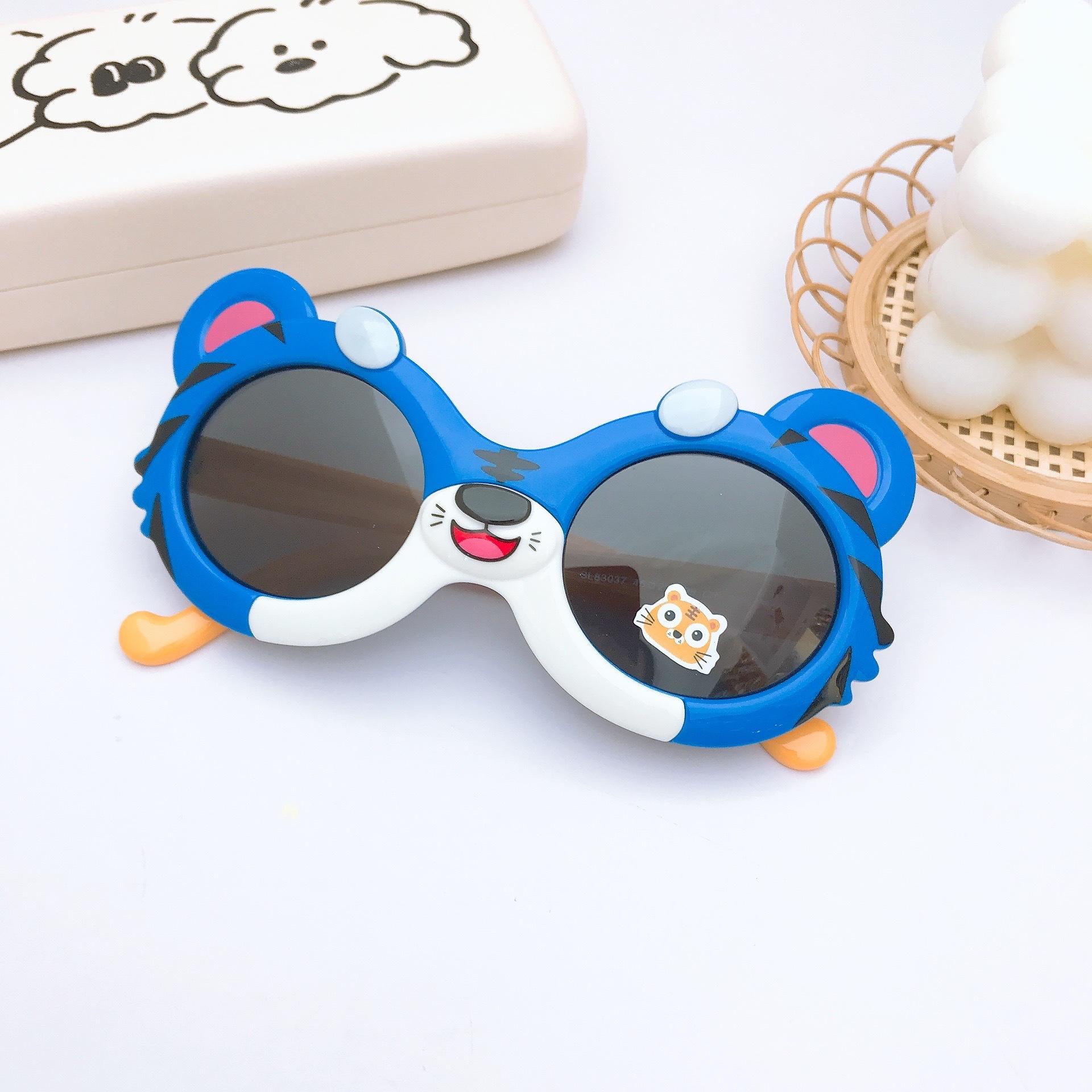 

Little Tiger Children S Silicone Sunglasses Boys Sunglasses Sunscreen Cartoon Cute Girls Polarized Glasses
