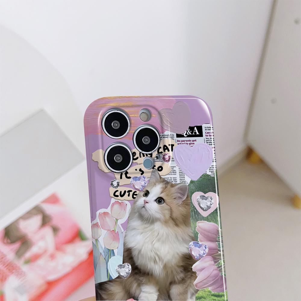 All-inclusive Film Handyhülle Cartoon Mode Design Hartschale Vollständige Abdeckung Kameraschutzhülle für iPhone Huawei Honor Vivo Google