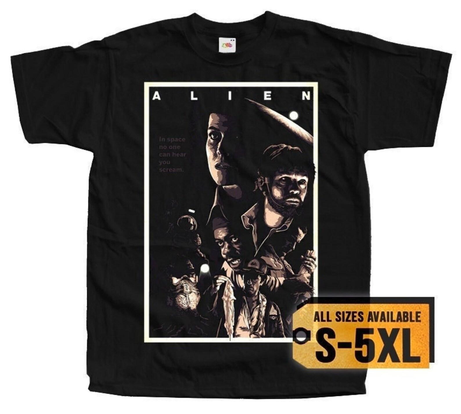 Alien V35 Poster Men T-Shirt all sizes S-5XL 2XL
