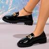 Women's Bow Single Shoes New Round Toe Deep Mouth Platform Soft Slip Non-slip Low Top Shoes