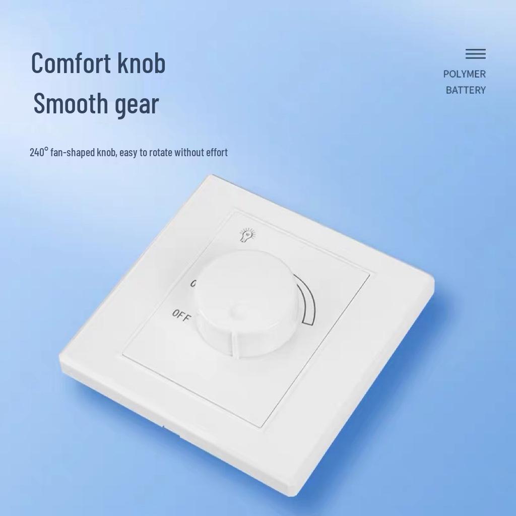 White LED Dimmer Switch for Downlights & Spotlights, Stepless Brightness Control