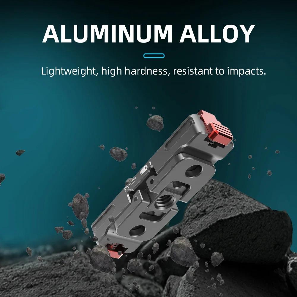 Flymile Magnetic Quick Release Adapter Mount Brackets For Insta360 Go 3S/3 Removal Base Protect Brackets Action Camera Accessory