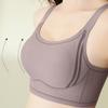 Large-sized Underwear with Anti-sagging Rabbit Ears Thin and Seamless Bra Soft Support and Adjustable Women's Sports Bra Push Up Bra