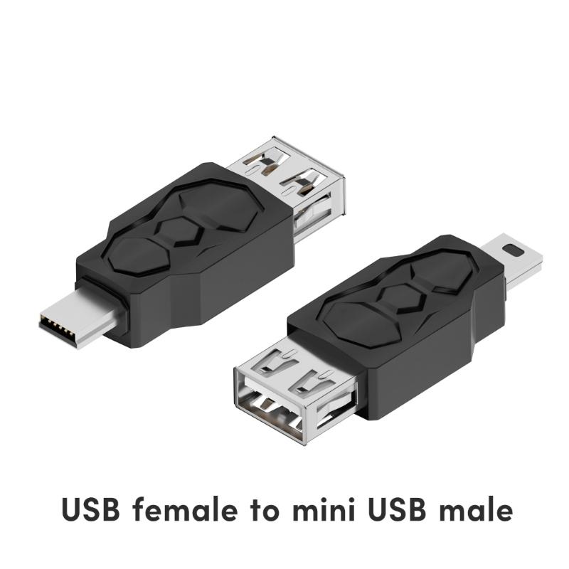 USB Male Female To Micro Mini USB Male Adapter Connector Micro USB Charger Adapter for Samsung Xiaomi Redmi Huawei Converter