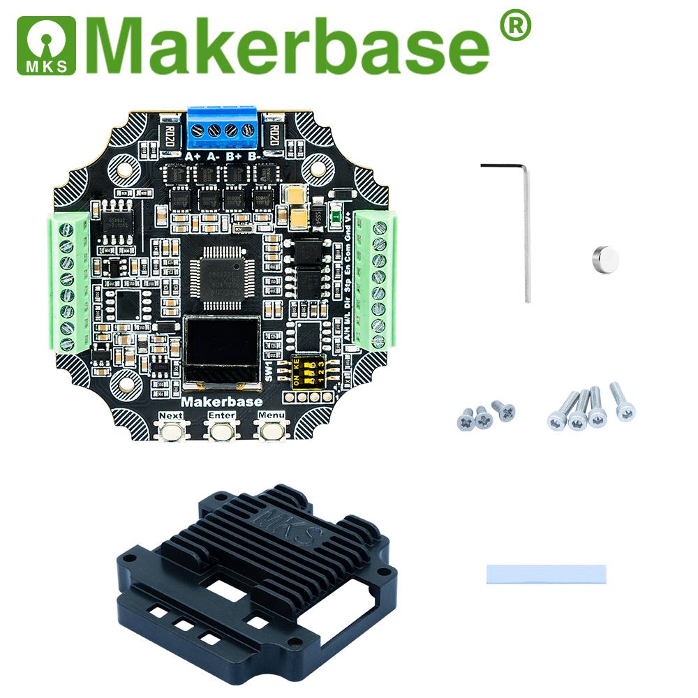 Makerbase MKS SERVO57D PCBA NEMA23 closed loop stepper motor Driver CNC 3d printer for Gen_L FOC quiet and efficient SERVO57D CAN MB