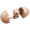 Capybara Wind-up Bouncing Egg Toy: Educational Animal Hatching Table Decoration for Kids