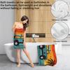 1pc Camper Van Print Towel Sports Quick-Drying Super Absorbent Camping Towel Lightweight Gym Swimming Yoga Beach Towel
