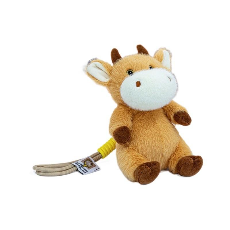 

Маленький мультяшный плюшевый кулон-коровка с ПП-хлопком для детского подарка, украшение