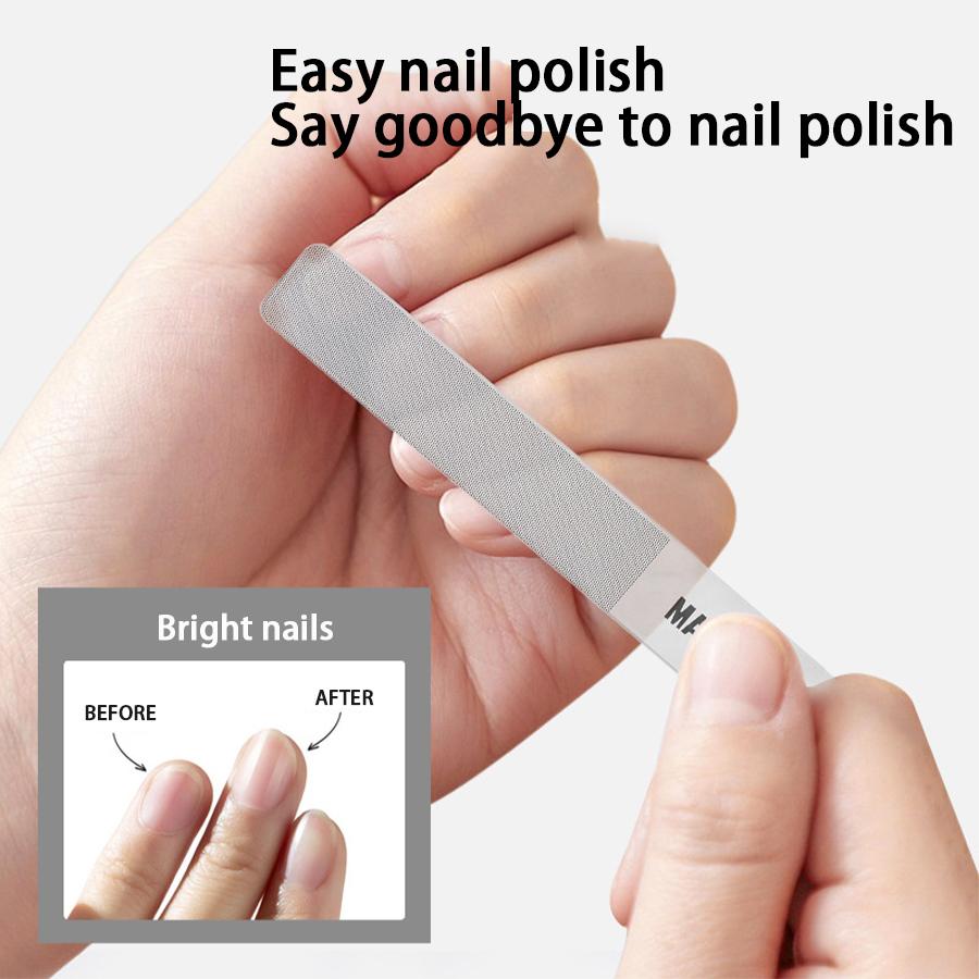 Xiaomi Nano Glass Nail File Transparent Crystal Nail Polish Rubbing Strip Polishing And Shining Nail Enhancement Tool