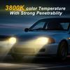 H11 Halogen Headlight Bulb,12V 55W Head Lamps,3800K,4000 Lumens,H4 Head Light Bulbs for Car,High and Low Beam,Fog Light Bulb,Pack of 2