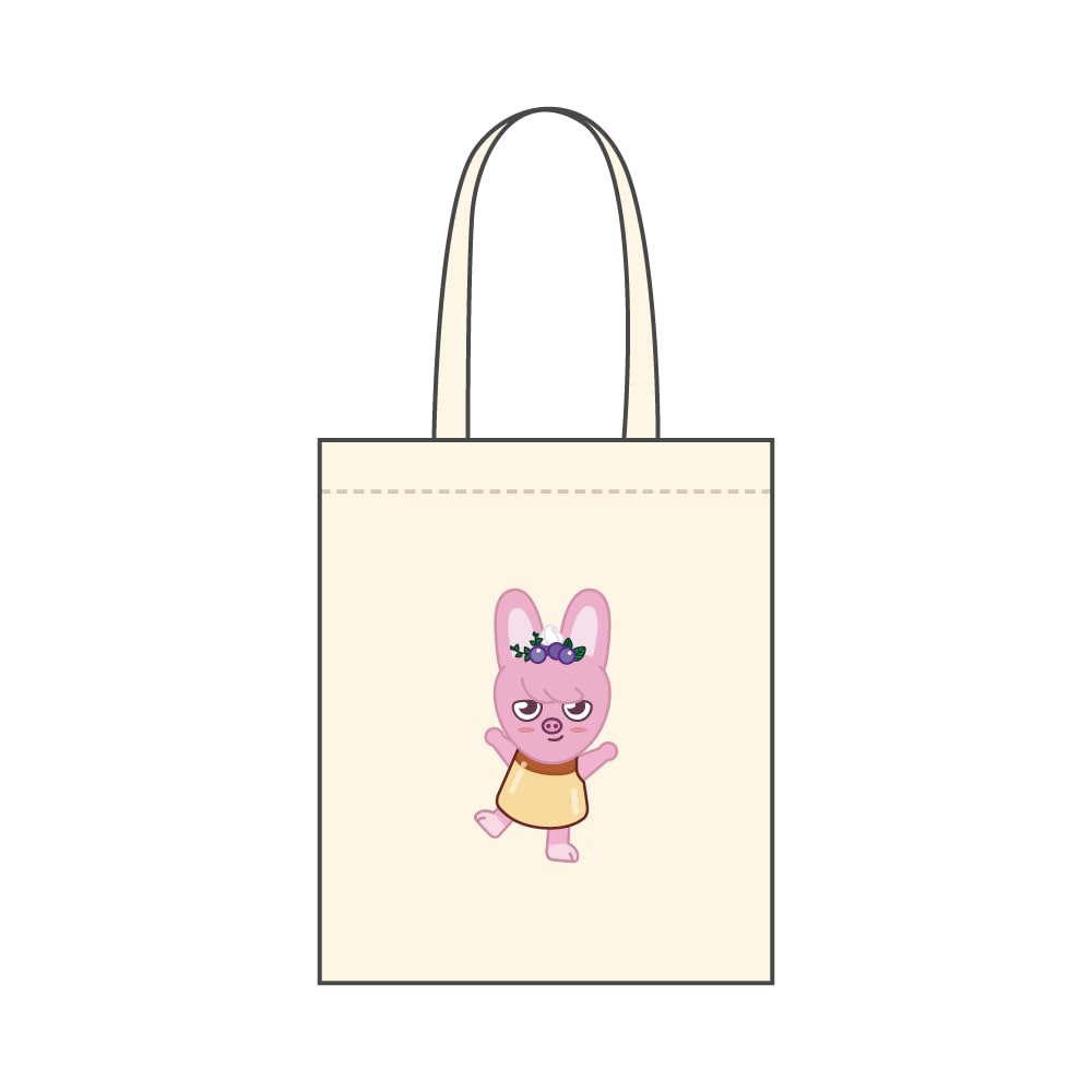 

STRAY KIDS Canvas ECOBAG Canvas Eco Bag_ebl_skz_02 (WHITE_CHANGBIN)