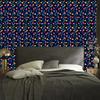 Navy Blue and Blue Flowers Wallpaper for Living Room and Bedroom 50x1000