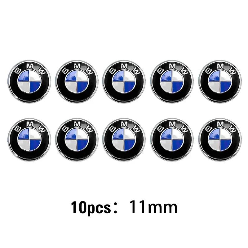 BAGH3 Car Sticker Car Key Shell Badge Sticker 3D Aluminum Auto Key Remote Fob Decals For BMW E46 E90 E60 F30 F10 E39 E36 F20 G30 G20 E
