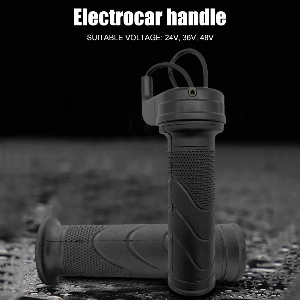 Universal Elektrorad Lenker 24V 36V 48V E-Bike Gasgriff Elektrofahrrad Beschleuniger Rollerteile Motorradzubehör