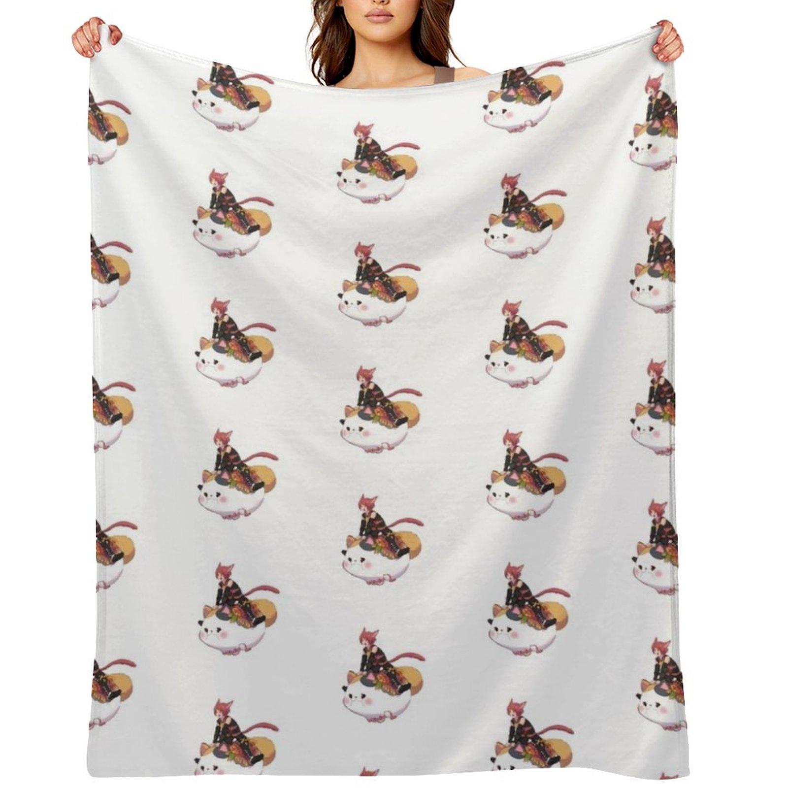 graha tia Плед Туристический для дивана среда косплей аниме Пледы 30x40in