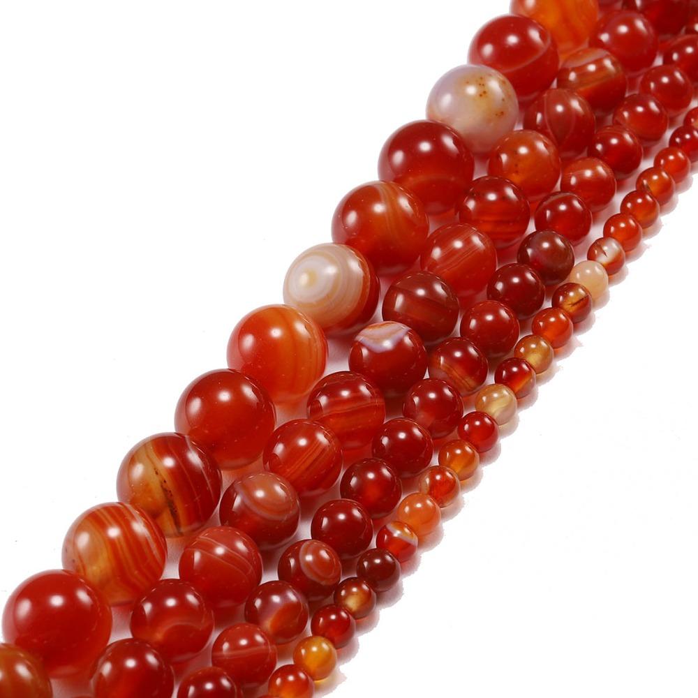 1 Strang/Lot 4 6 8 10 12 mm Schwarzer Naturstein Perlen Achate Yoga Spacer Runde Perlen für Schmuckherstellung DIY Halsketten Armbänder