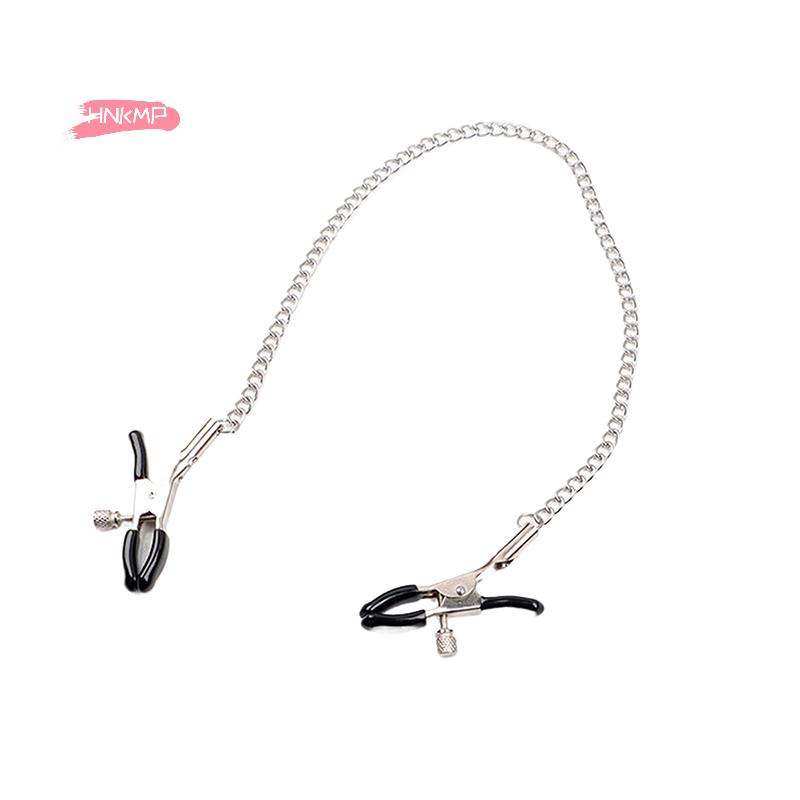 Multicolored Metal Chain Nipple Clips with Clitoris Breast Massage Clamps Adult Teasing And Flirting Erotic Sex Toys for Couples