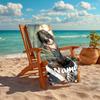 Personalized Customized Proof Beach Towel with Attack On Titan Pattern - Soft, Absorbent, Quick-drying, Perfect Swimming, Camping&bathing