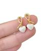 New 925 Sterling Silver Heart Earrings Personality Charm Red Love Simple Style Women Earrings Birthday Gift Exquisite Jewelry