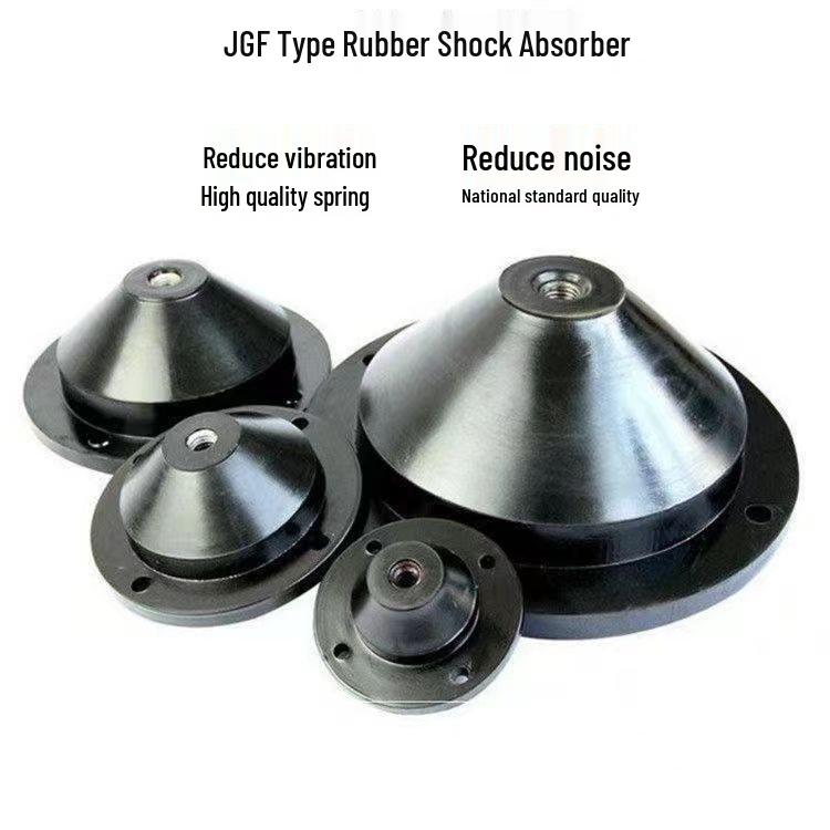 Rubber Fan Cushion Pad for Air Conditioner, Pump & Machine Soundproofing JGF-1 (10-100kg) Rubber Shock Absorber Pad Round