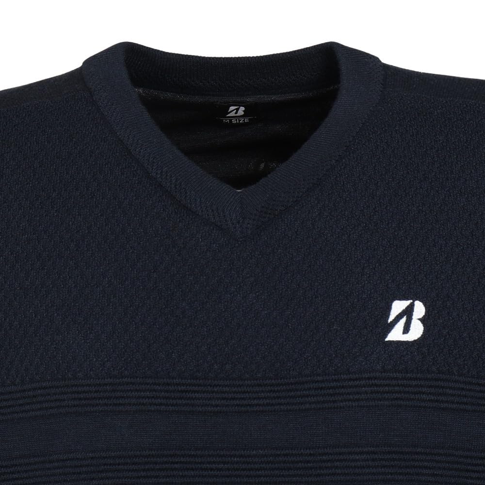 Bridgestone Golf Long Sleeve Windproof V-Neck Sweater DGM02B