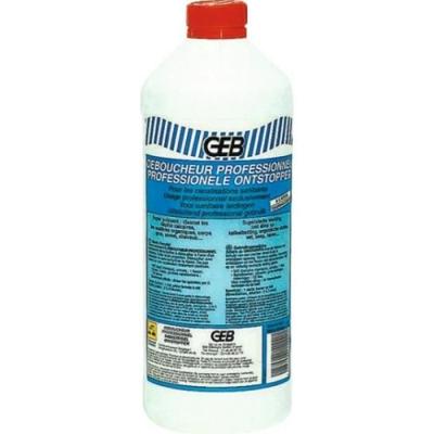Drain Opener - GEB - 1L Canister - Sulfuric Acid - Super Powerful - For Pipes