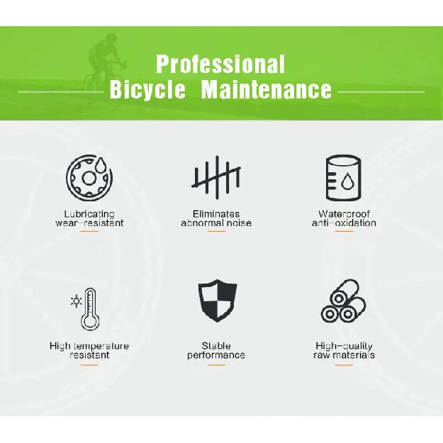 Premium Bike Grease 50g Motor Bearing Lubricating Grease Mid-axis Pedal Bowl Group Maintenance Lubricant for Mountain Road Bikes