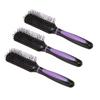 3PCS 9 Row Styling Brush Scalp Massage Vent Hair Brush for Detangling Shaping and Defining Curls
