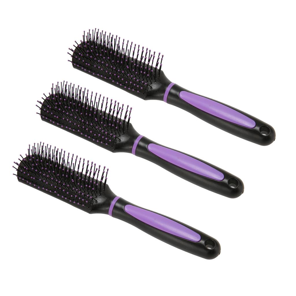3PCS 9 Row Styling Brush Scalp Massage Vent Hair Brush for Detangling Shaping and Defining Curls