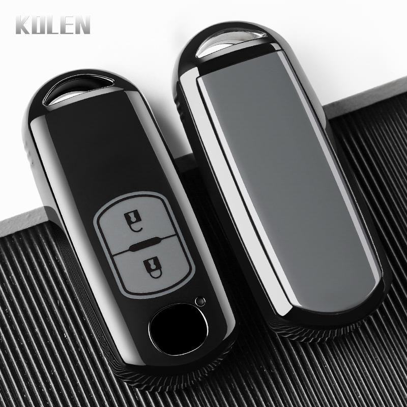 New Tpu Car Key Case Cover Fob For Mazda 2 3 5 6 Bl Bm Gj Atenza Axela Demio Cx-3 Cx3 Cx-5 Cx5 Cx7 Cx-9 Cx8 Protected Shell Bag